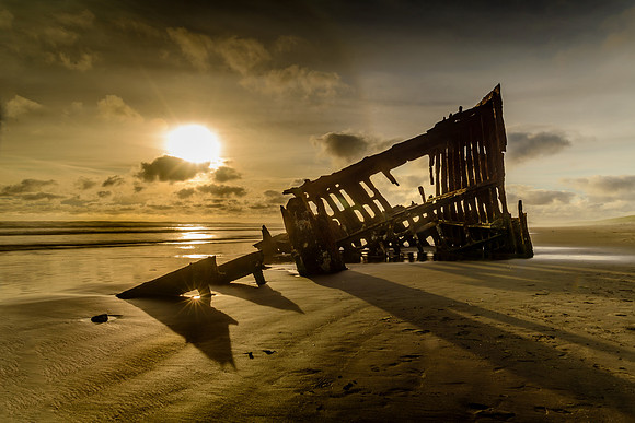Oregon Coast Shipwreck