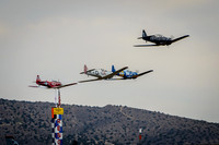 The finishing line at the Reno Air Races